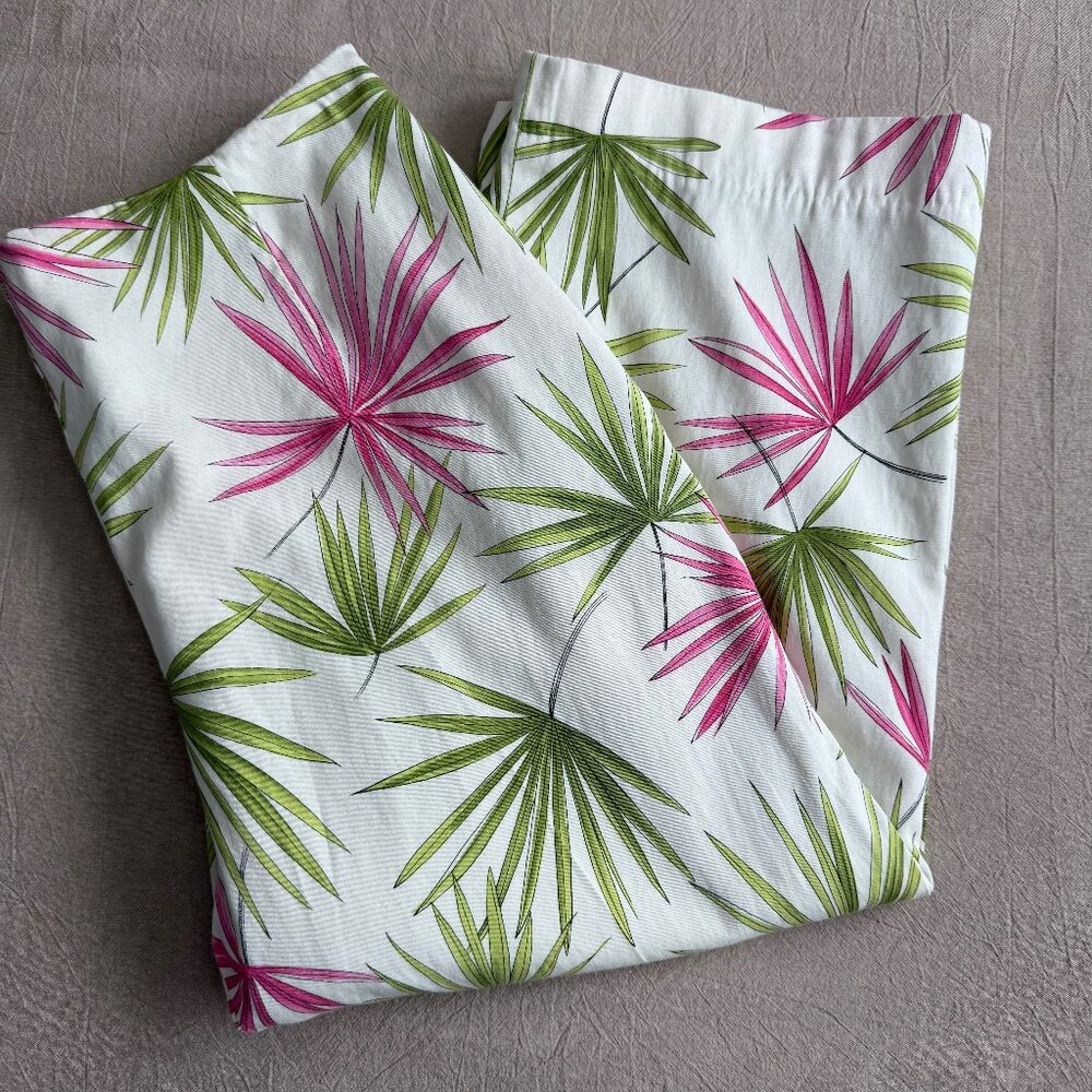 Talbots Petites Stretch Tropical Silk Blend Capri Pant Size 12